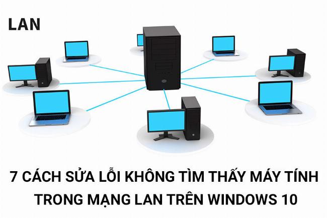 Sử dụng lệnh Ping trong Command Prompt để kiểm tra kết nối mạng LAN trên Windows 7.